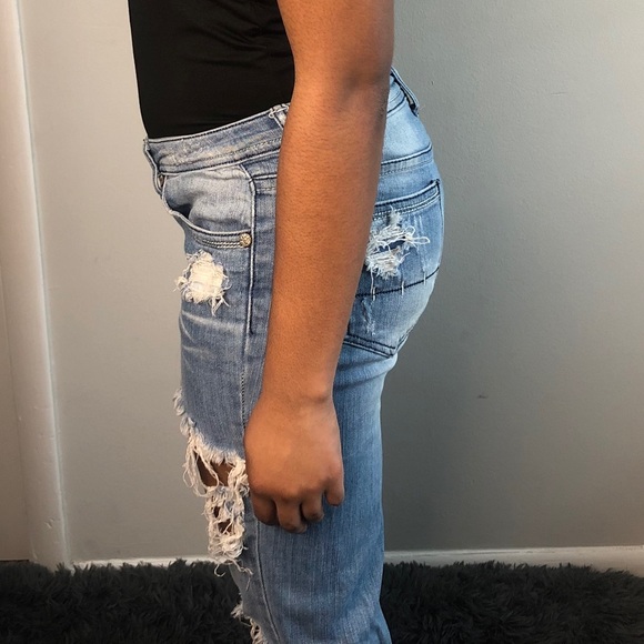 Distressed Denim Jeans - Picture 2 of 3